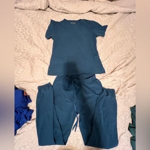 Blue scrubs set